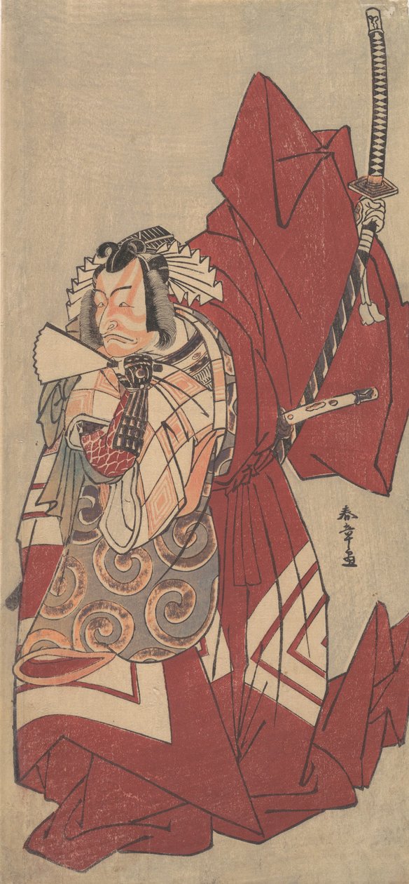 Kabuki Ac og r Ichikawa Danjuro V Medlem vej. . . , 11. filum 1776. af Shunsho