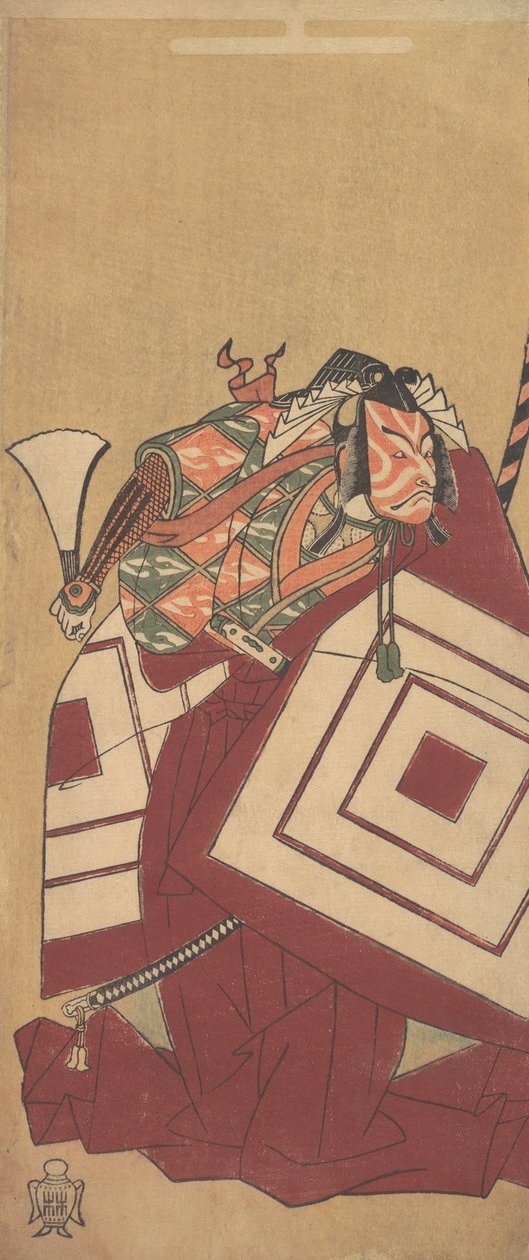 Den femte Ichikawa Danjuro som Kisou Takiguchi, 12. måned, 1770. af Shunsho