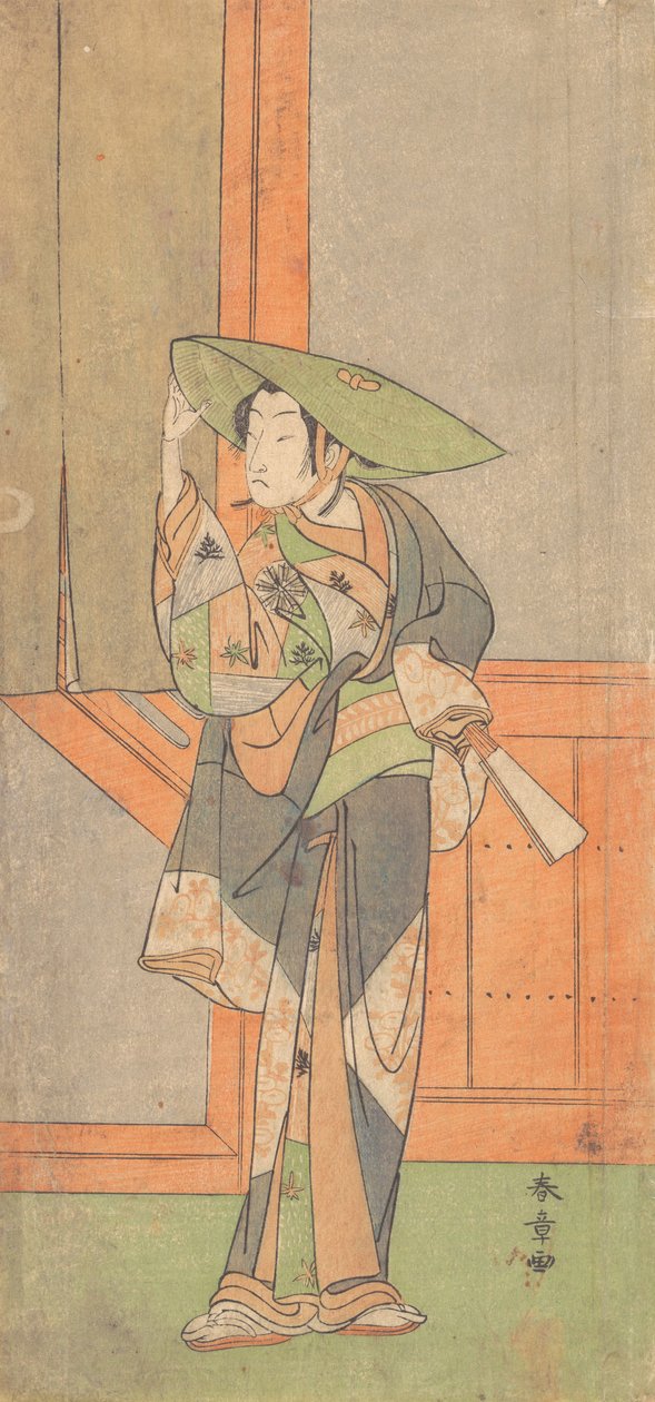 Den første Nakamura Tomijuro i rollen som Izaemon, 2. måned, 1771. af Shunsho