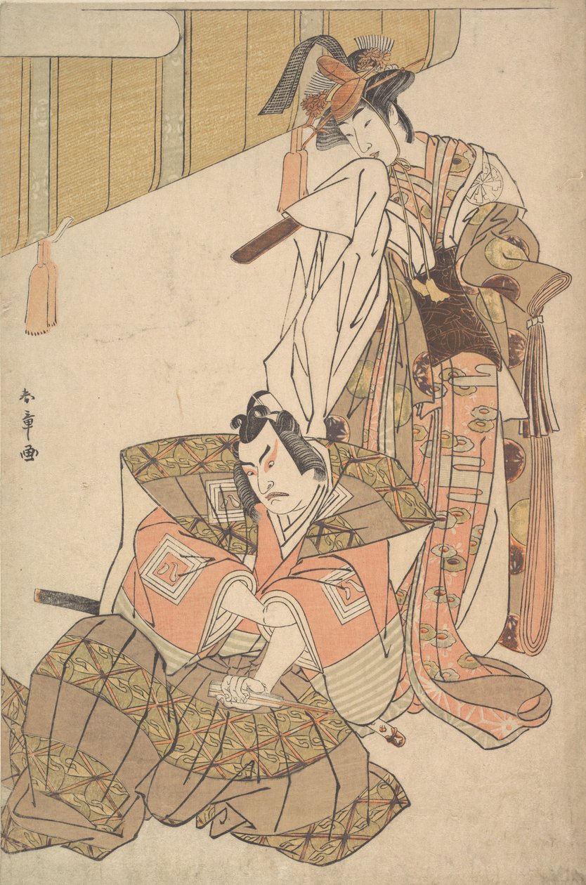 Ichikawa Yazo Illustreret Special Giro, P æselbly 1785. af Shunsho