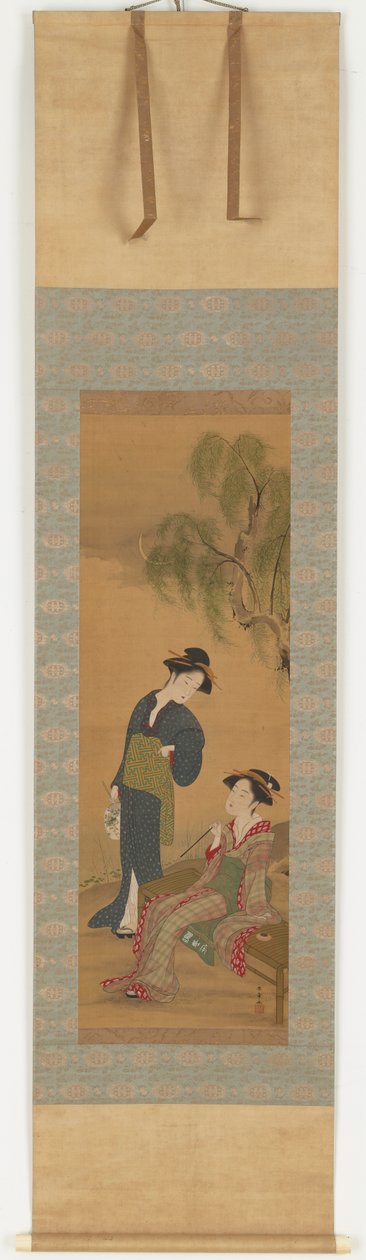 To kvinder under et piletræ, 1726-1792. af Shunsho