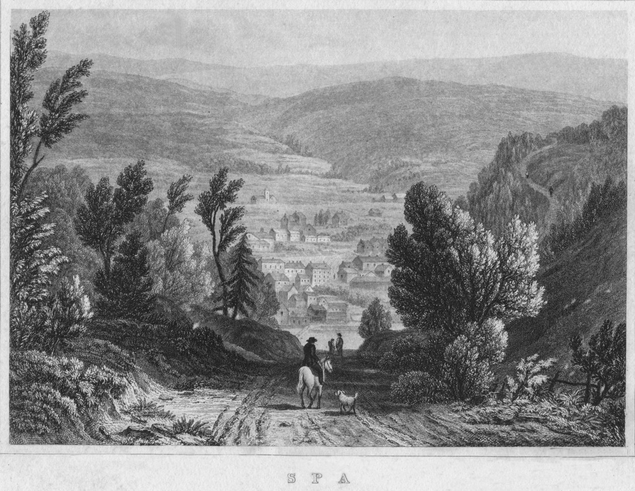 Spa, 1850 af Shury and Son