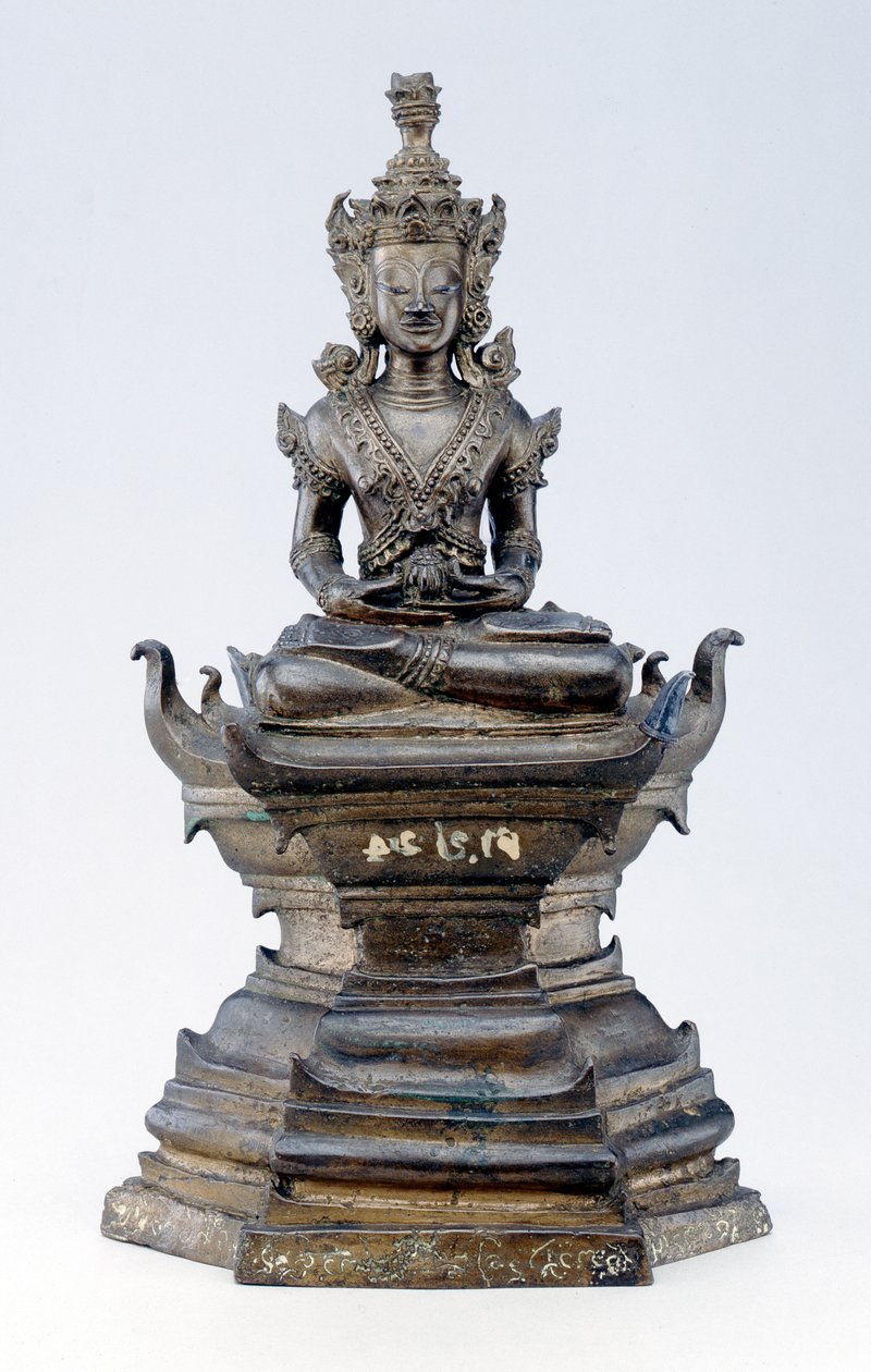Buddha som helbreder, Lan Na-kultur (bronze) af Siamese School
