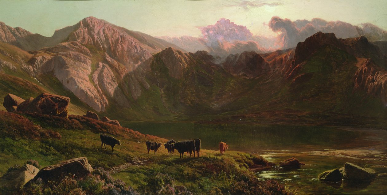 Llyn Idwal, North Wales af Sidney Richard Percy