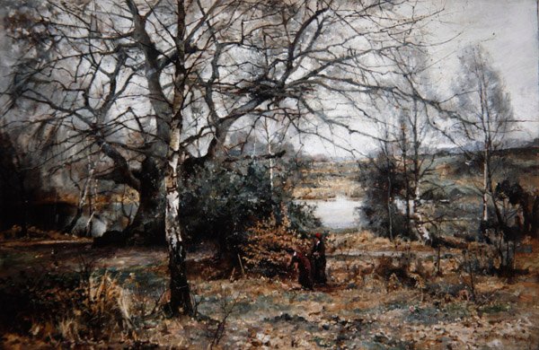 Silvan Woods (olie på lærred) af Sidney Grant Rowe