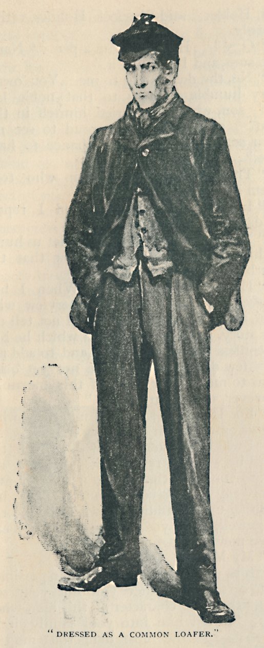 Klædt som en almindelig loafer, 1892 af Sidney Paget