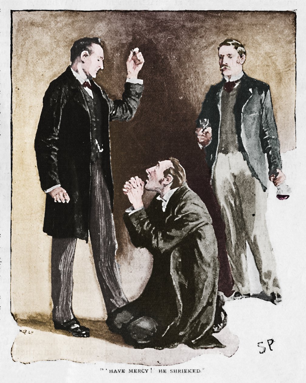Hav nåde! Han skreg, 1892 af Sidney Paget