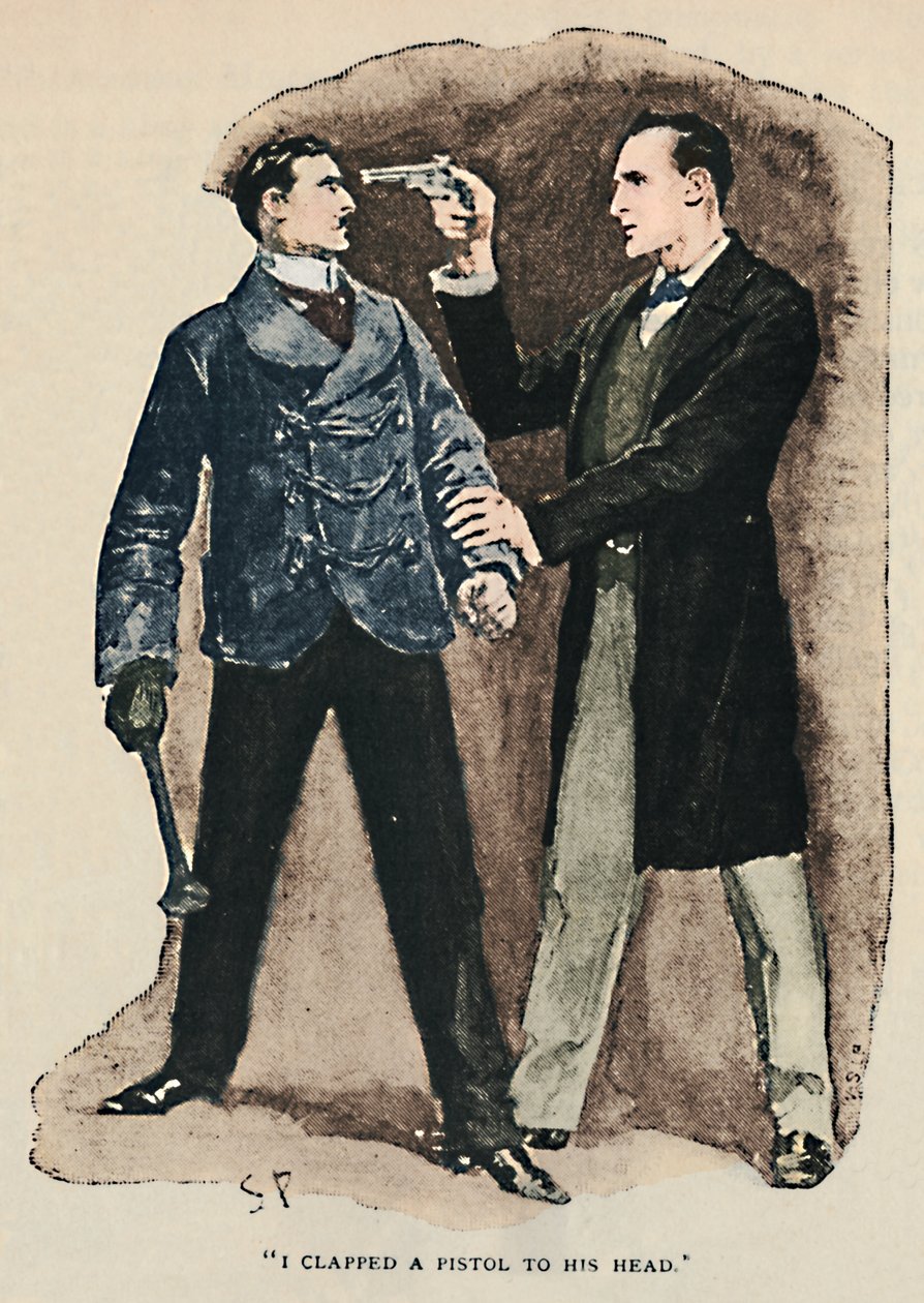 Jeg klappede en pistol i hovedet, 1892 af Sidney Paget