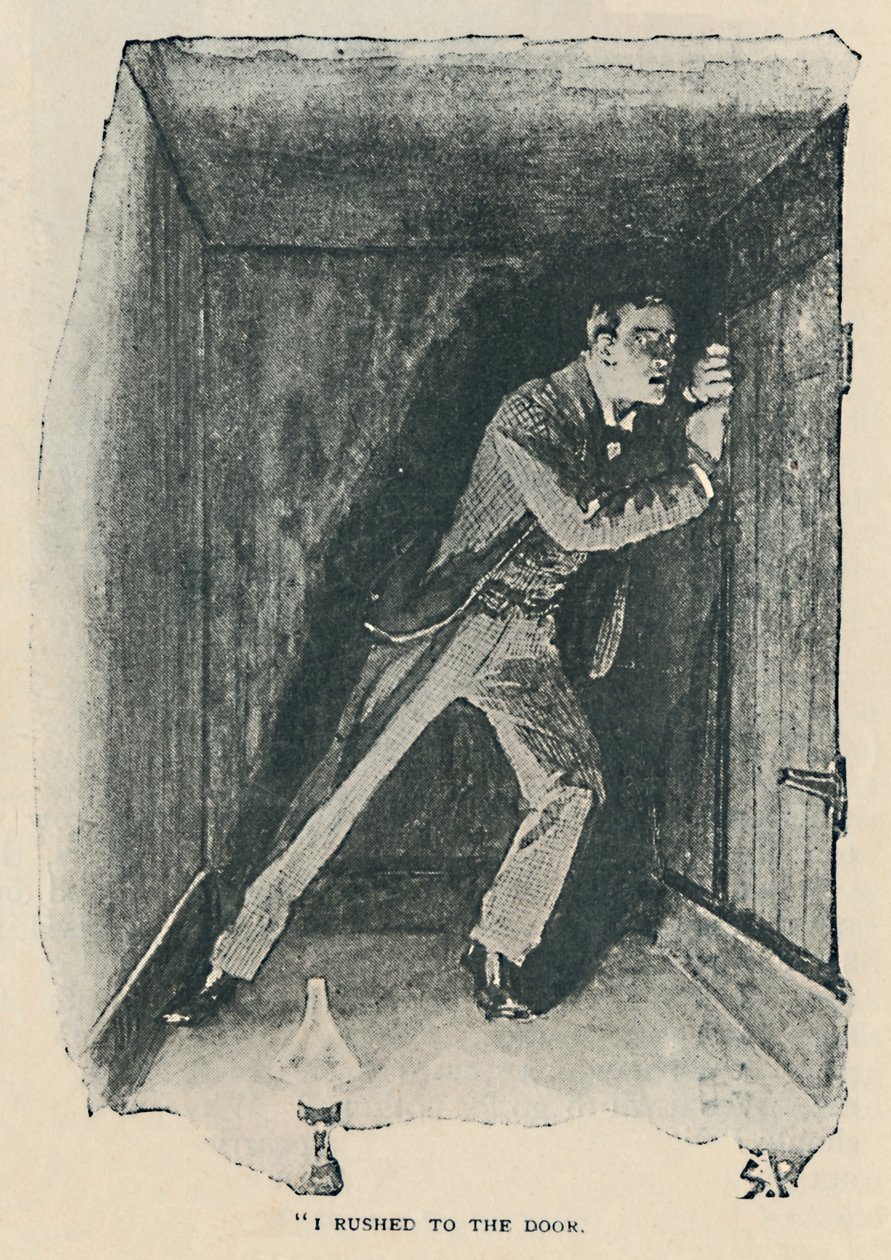 Jeg skyndte mig til døren, 1892 af Sidney Paget