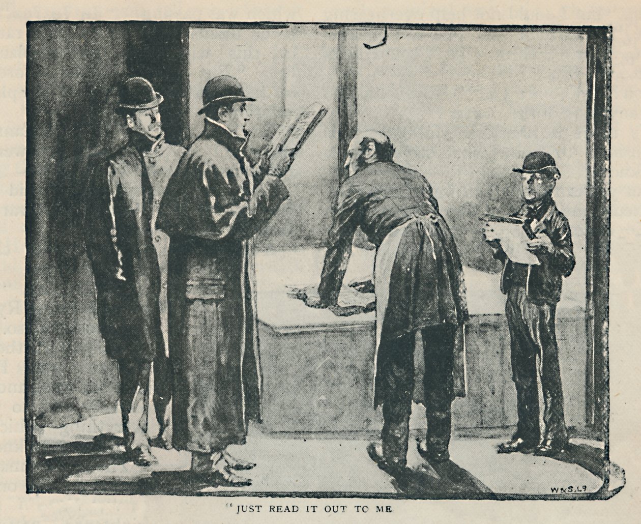 Bare læs det op for mig, 1892 af Sidney Paget