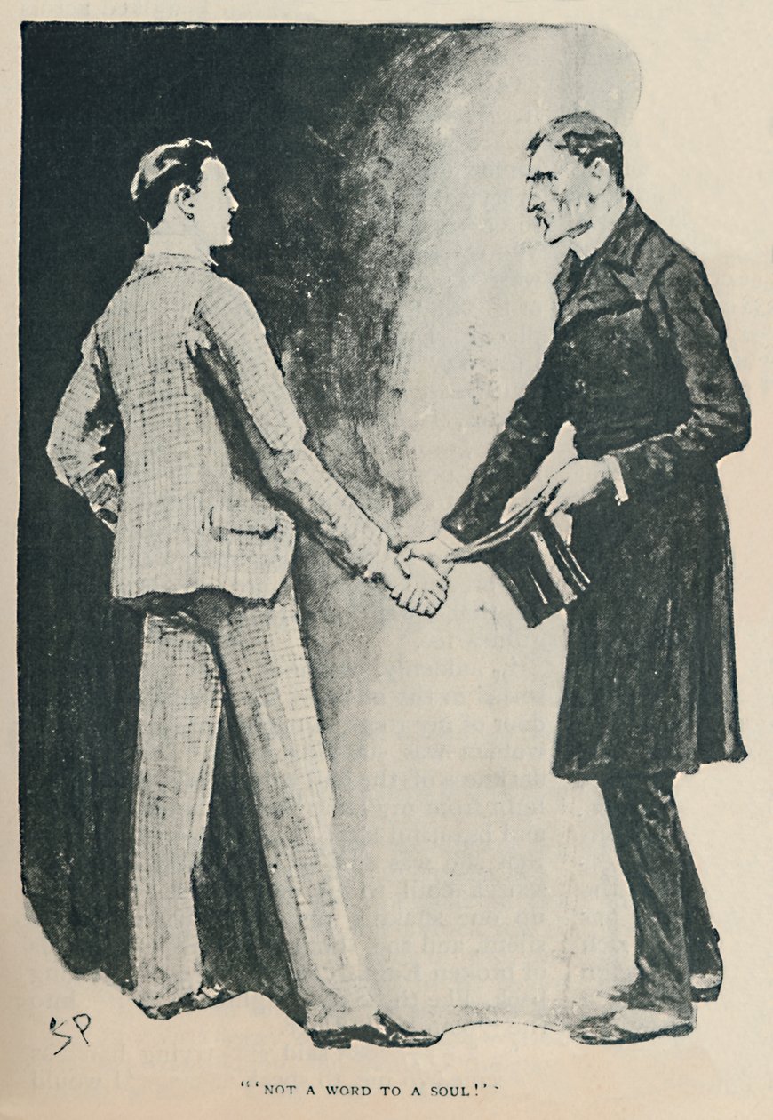 Ikke et ord til en sjæl, 1892 af Sidney Paget