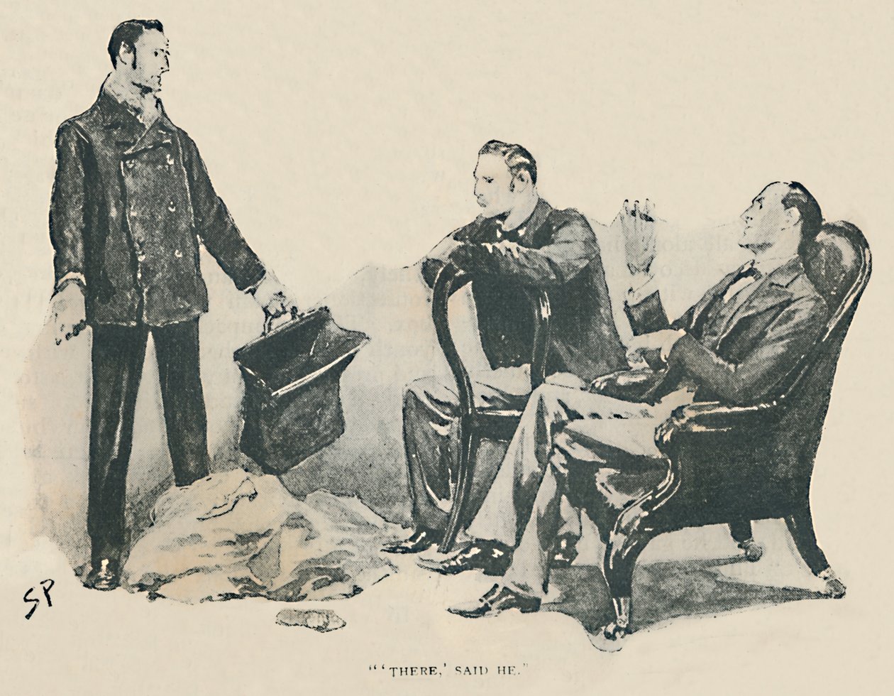 Der, sagde han, 1892 af Sidney Paget