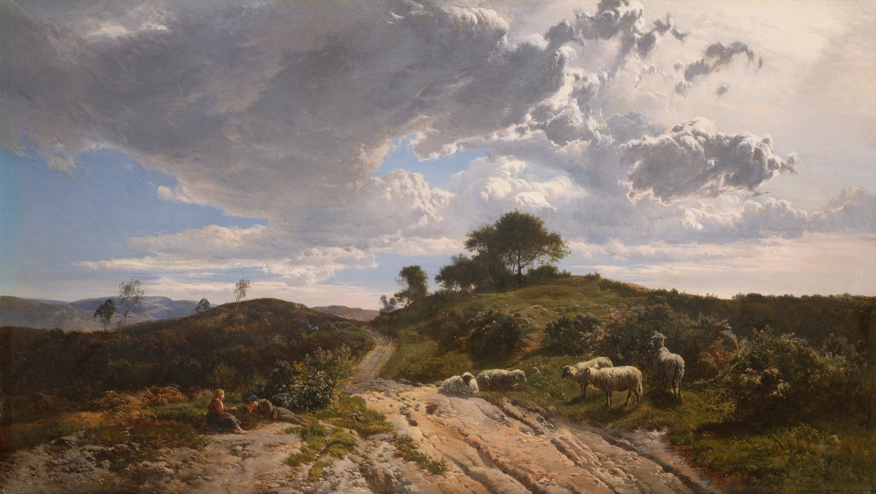 Behagelig Græsgang af Sidney Richard Percy