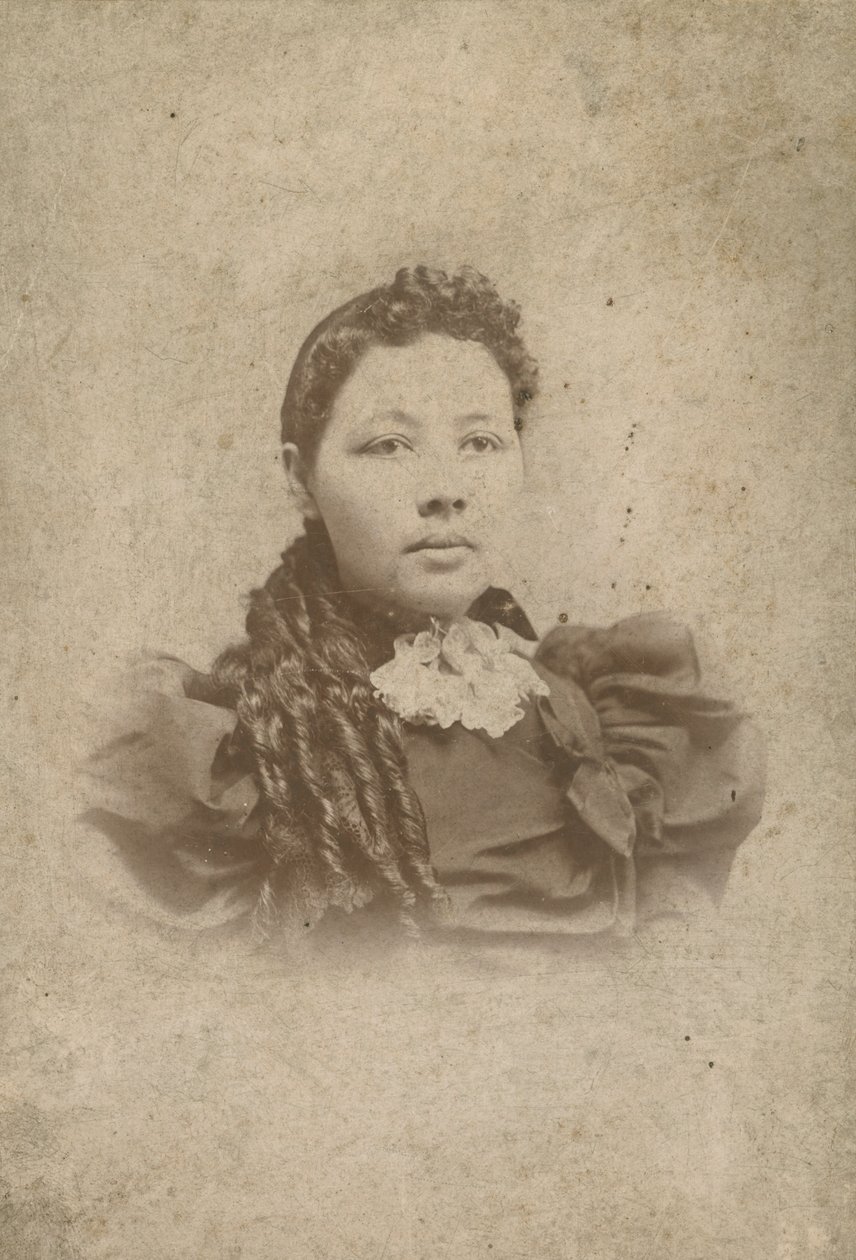 Skabskort fra et uidentificeret medlem af Vass-familien, 1880-1917. af Sidney Rufus Alley