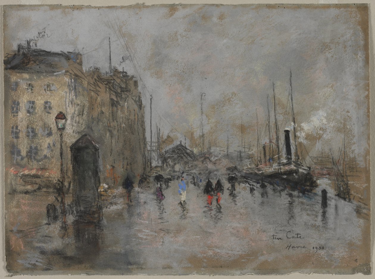 Grand Quai i Le Havre, 1901. af Siebe Johannes ten Cate