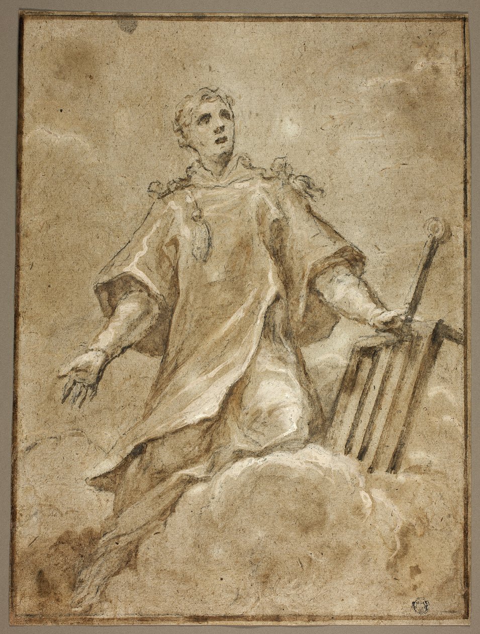Saint Lawrence i herlighed af Sigismondo Caula