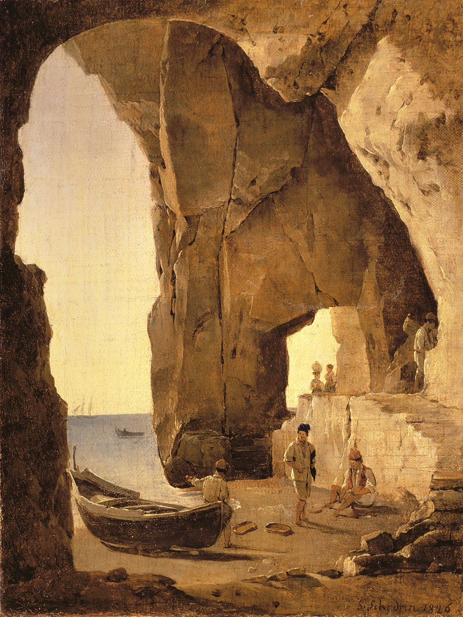 Stenbrud i Sorrento, 1826 af Silvestr Fedosievich Shchedrin