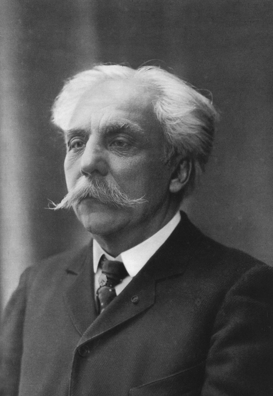 Gabriel Fauré 1845-1924, fransk komponist, organist, pianist og lærer af Silvestre