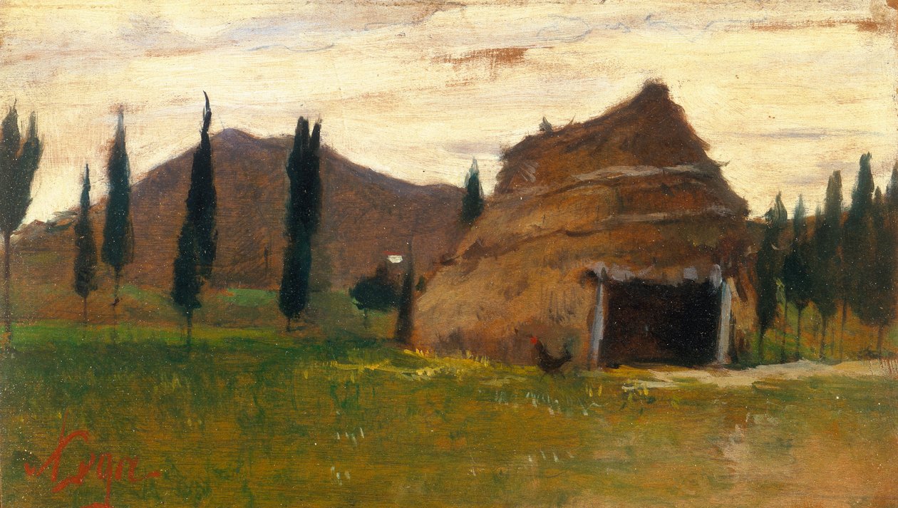 Landskab af Silvestro Lega