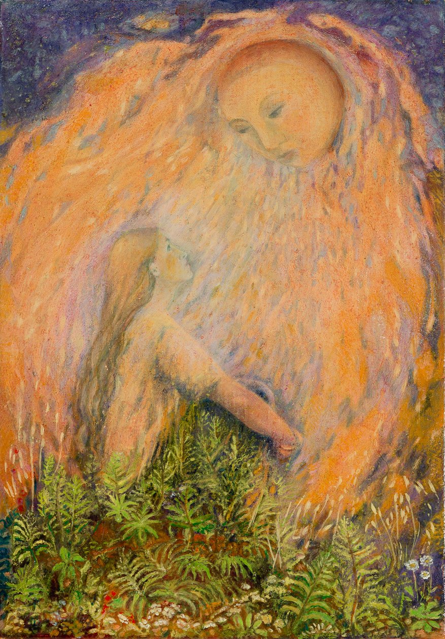 Længsel, 2015 (olie på gessoed træpanel) af Silvia Pastore