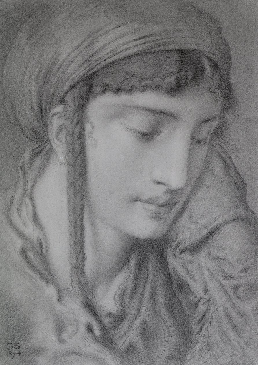 En hebraisk pige af Simeon Solomon