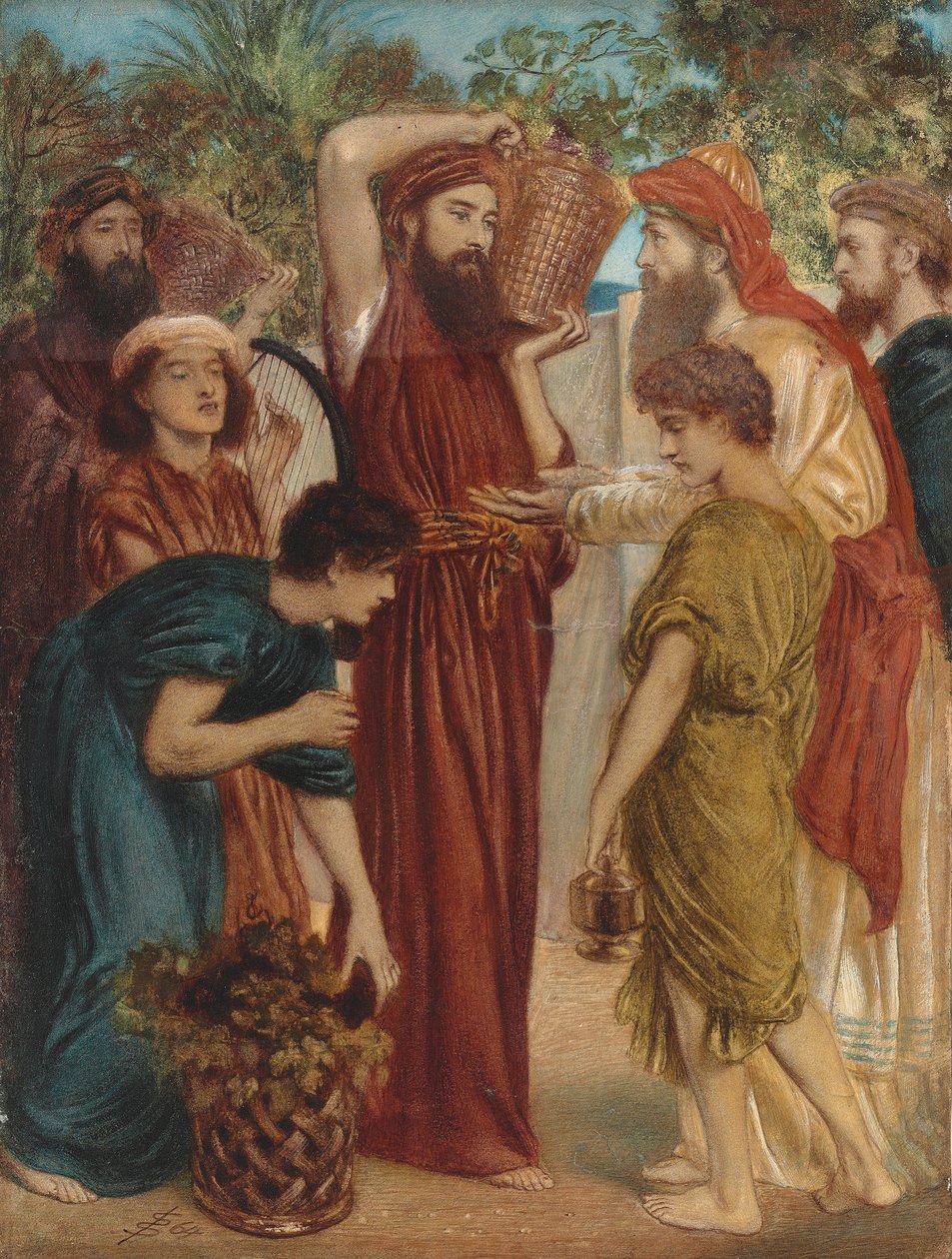 At ofre førstegrøden af høsten af Simeon Solomon