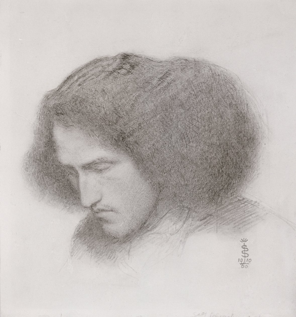 Selvportræt af Simeon Solomon