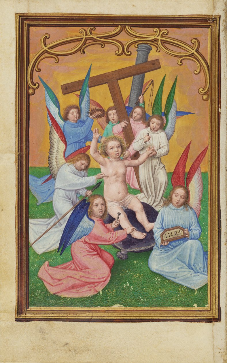 Folio 31v fra bønbogen af kardinal Albrecht af Brandenburg af Simon Bening