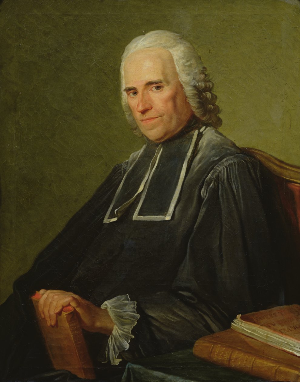 Portræt af Robert Joseph Pothier, ca. 1760-70 af Simon Bernard Le Noir