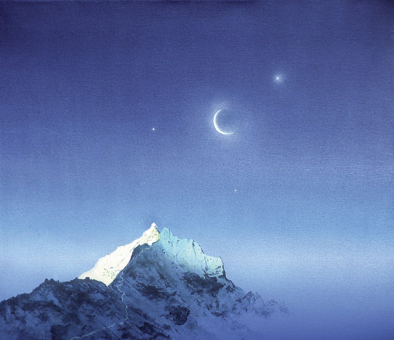 Peace (akryl på lærred) af Simon Cook