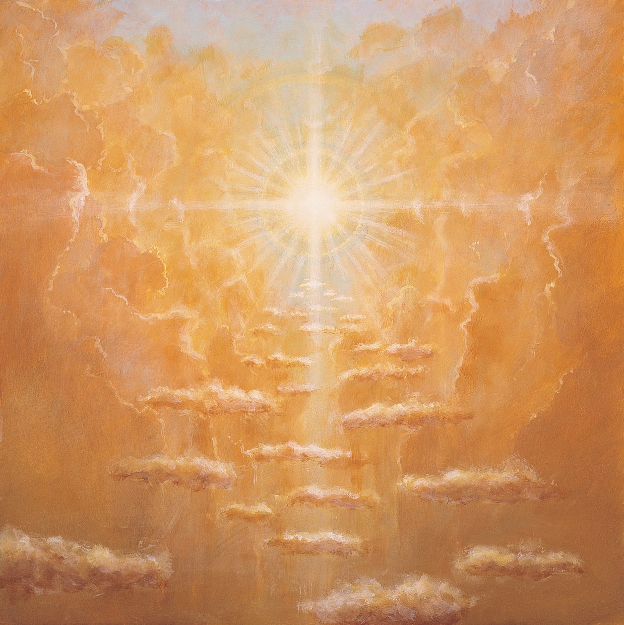 Radiance (akryl på lærred) af Simon Cook