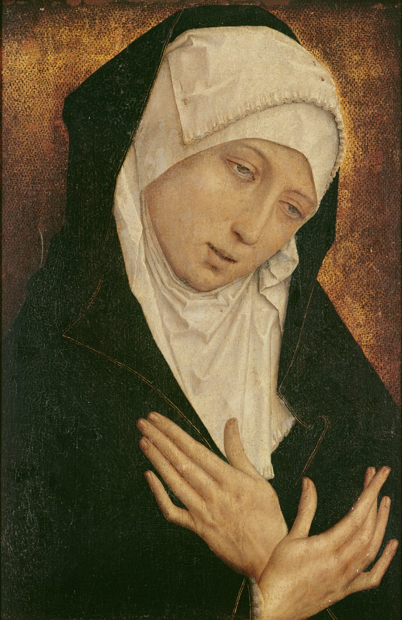 Sorgens jomfru, c.1460 af Simon Marmion
