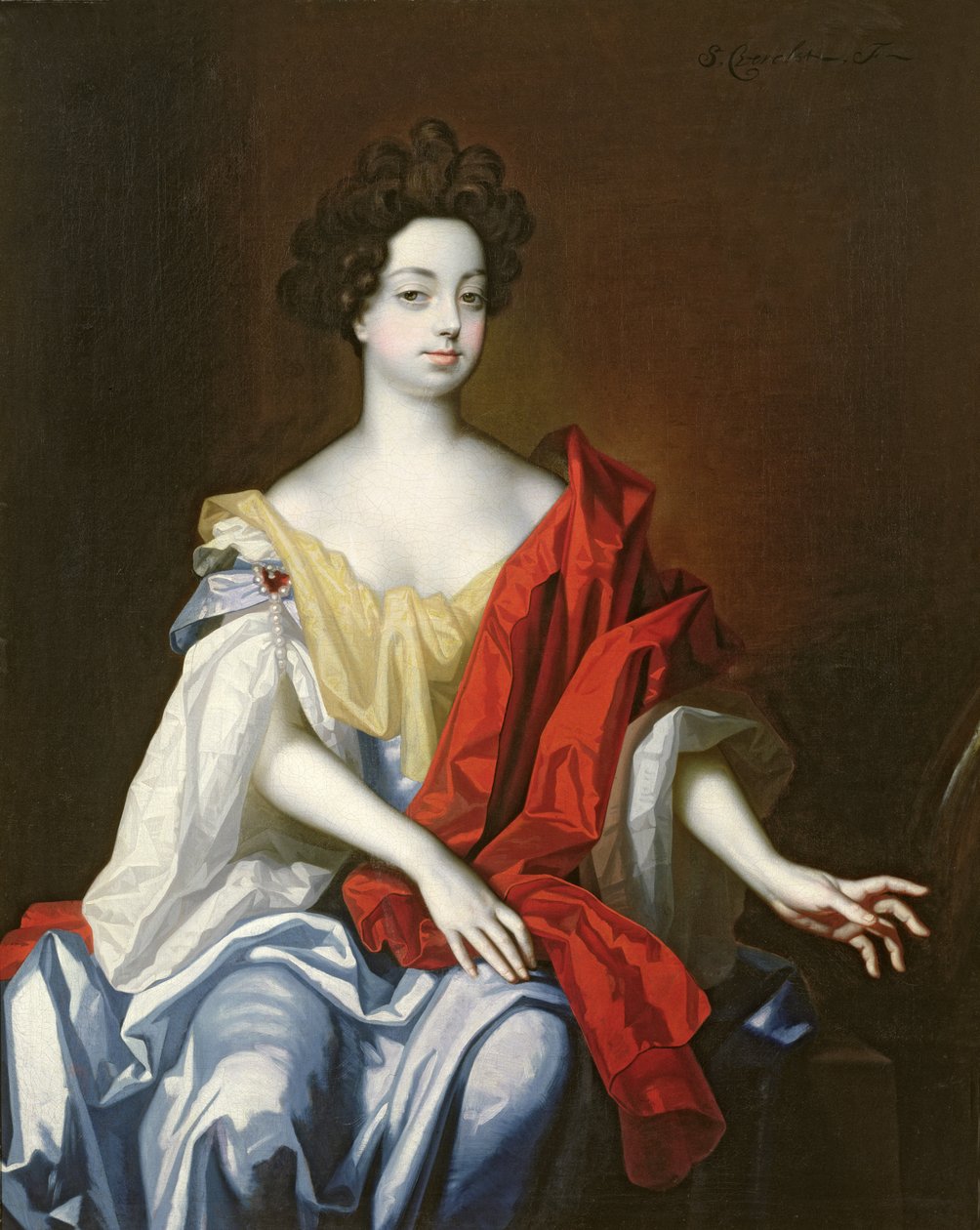 Nell Gwynne (1650-87) af Simon Peeterz Verelst