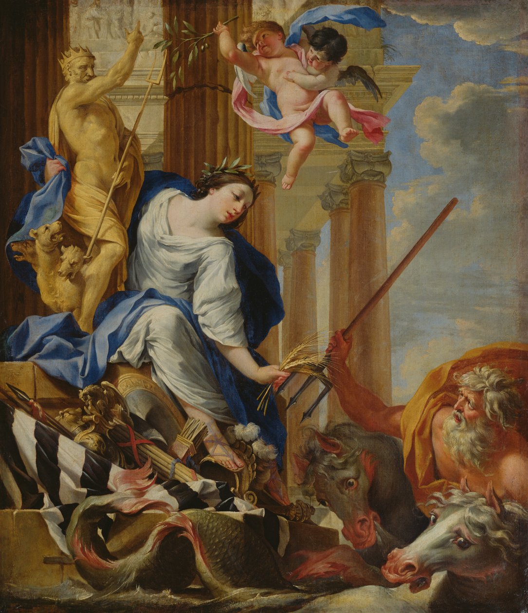 Ceres overvinder krigens egenskaber af Simon Vouet