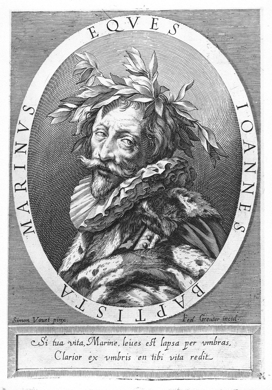Giambattista Marino af Simon Vouet