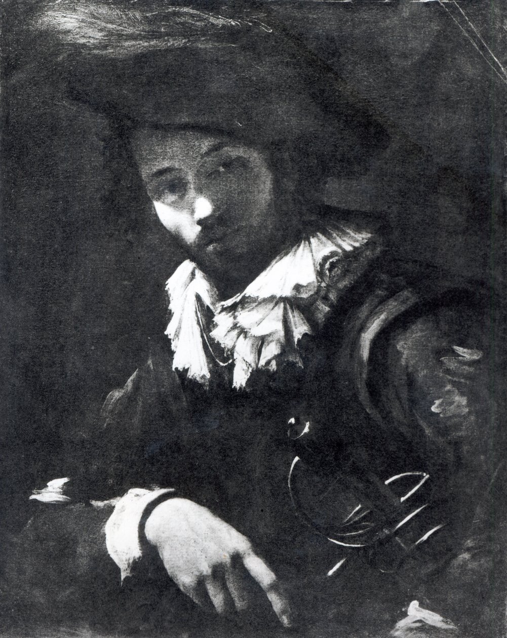 Portræt af en lejesoldat, 1621-25 af Simon Vouet