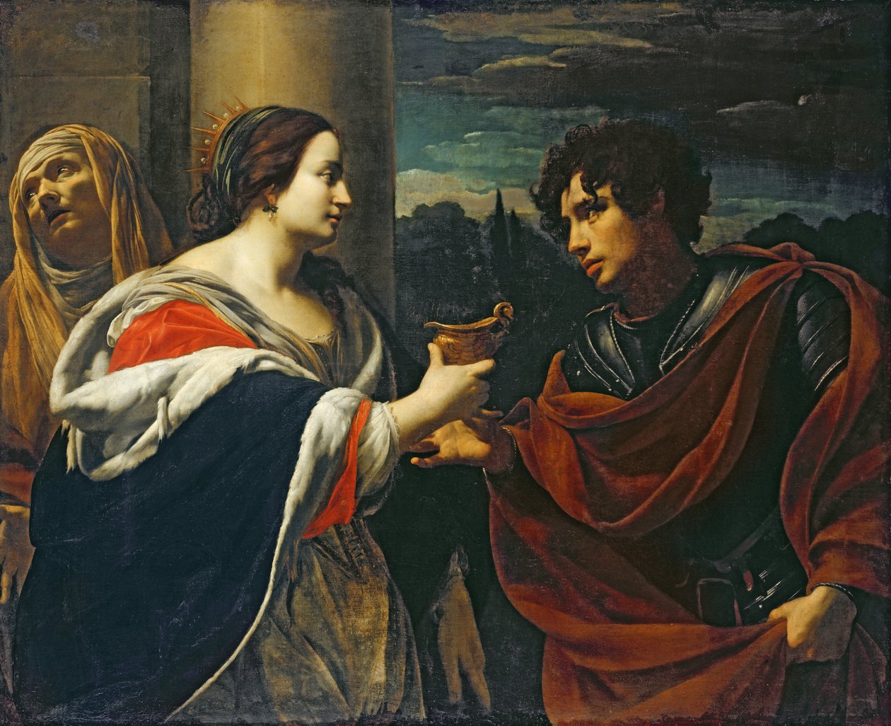 Sophonisbe modtager Poison Cup af Simon Vouet