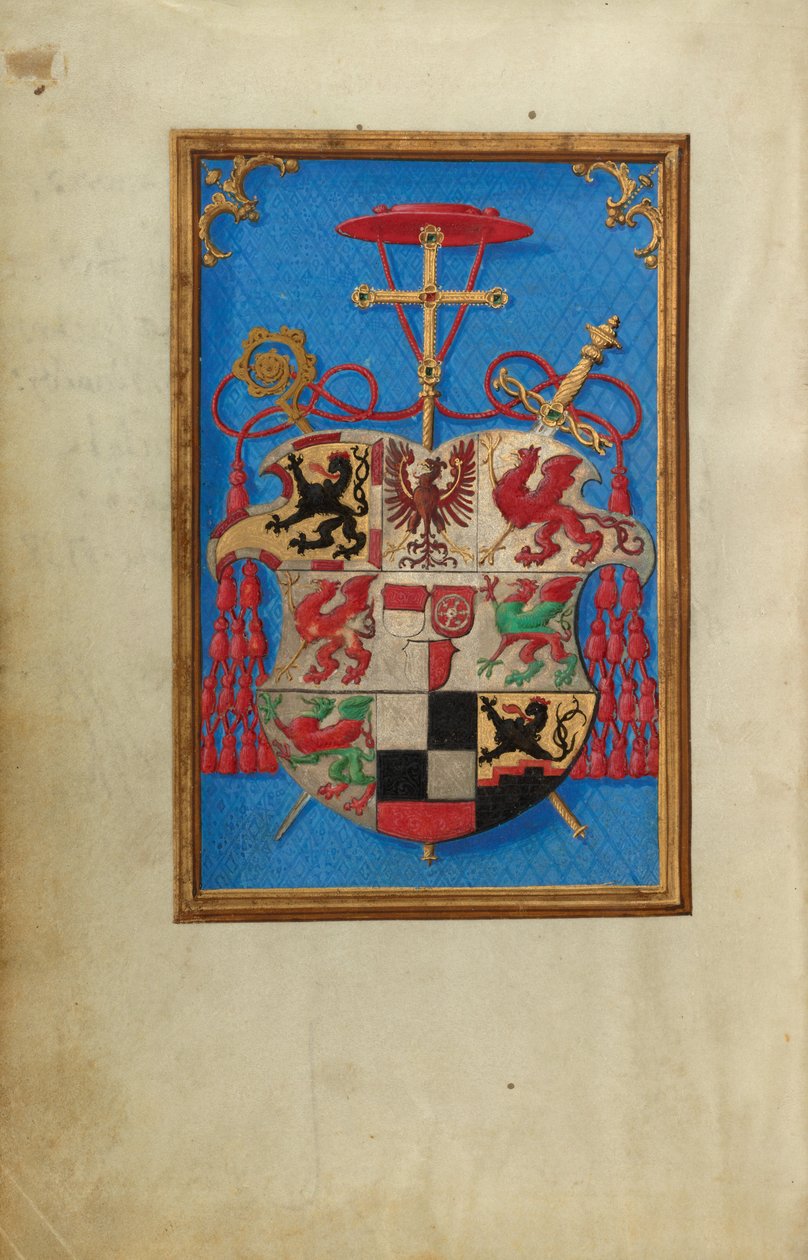 Wappen des Kardinals Albrecht von Brandenburg af Simon Bening