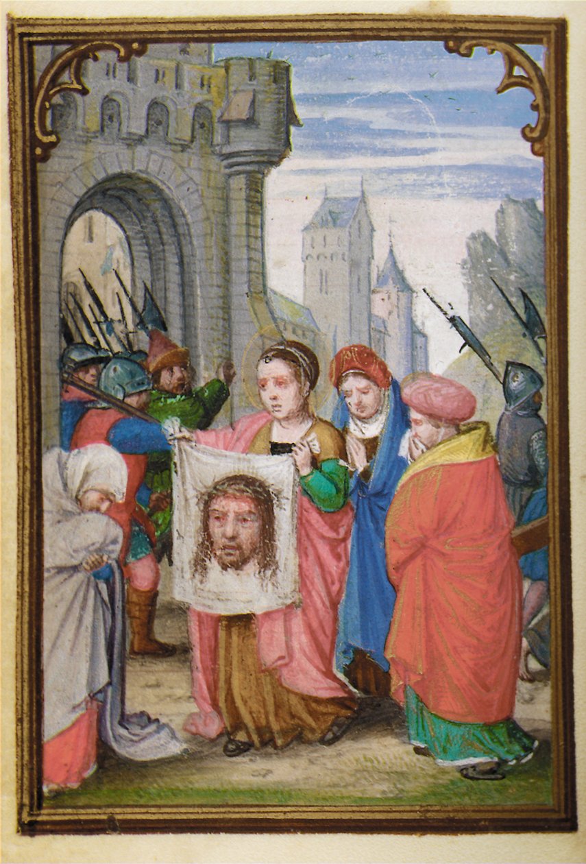 Folio fra en miniaturebog med timer, brug af Rom, Brugge, 1530-35 af Simon Bening