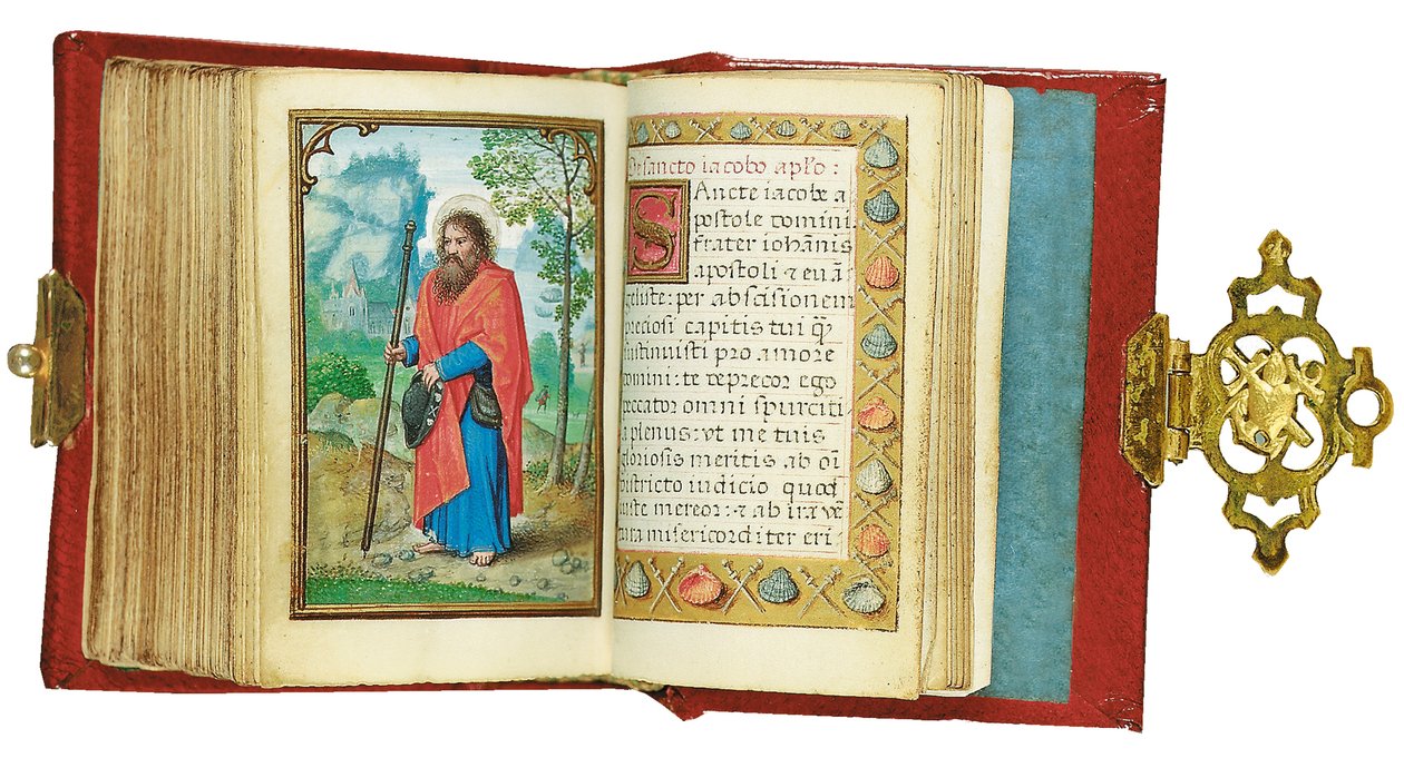 Folio fra en miniaturebog med timer, brug af Rom, Brugge, 1530-35 af Simon Bening