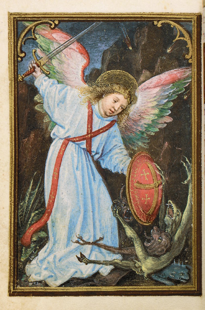 Folio fra en miniaturebog med timer, brug af Rom, Brugge, 1530-35 af Simon Bening