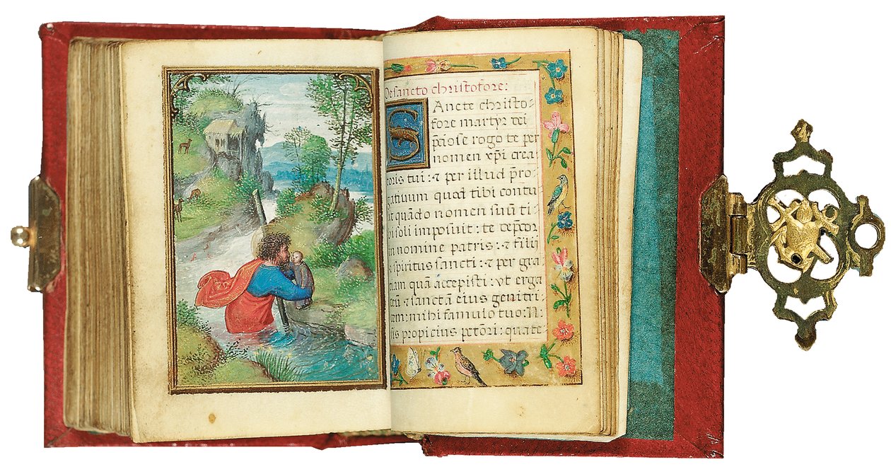 Folio fra en miniaturebog med timer, brug af Rom, Brugge, 1530-35 af Simon Bening