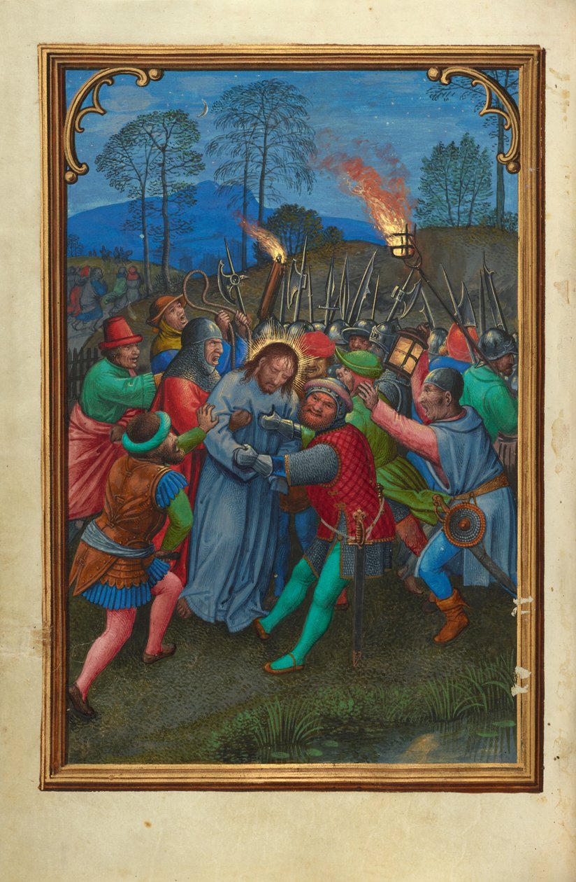 Die Flucht der Apostel af Simon Bening