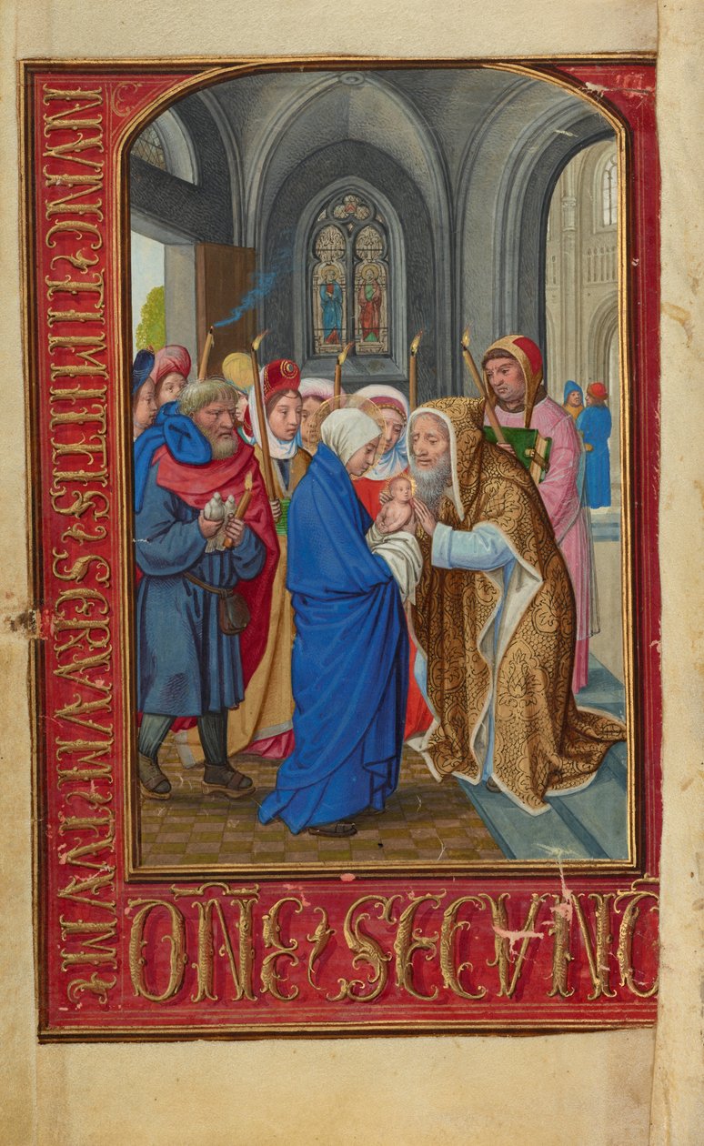 Præsentationen i templet af Simon Bening