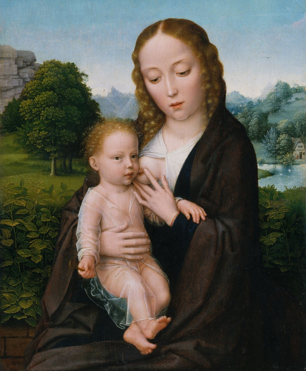Jomfru og barn, ca. 1520. af Simon Bening