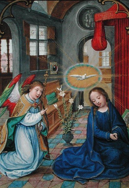 W.99 fol.16r Jomfru Marias Bebudelse, fra 
