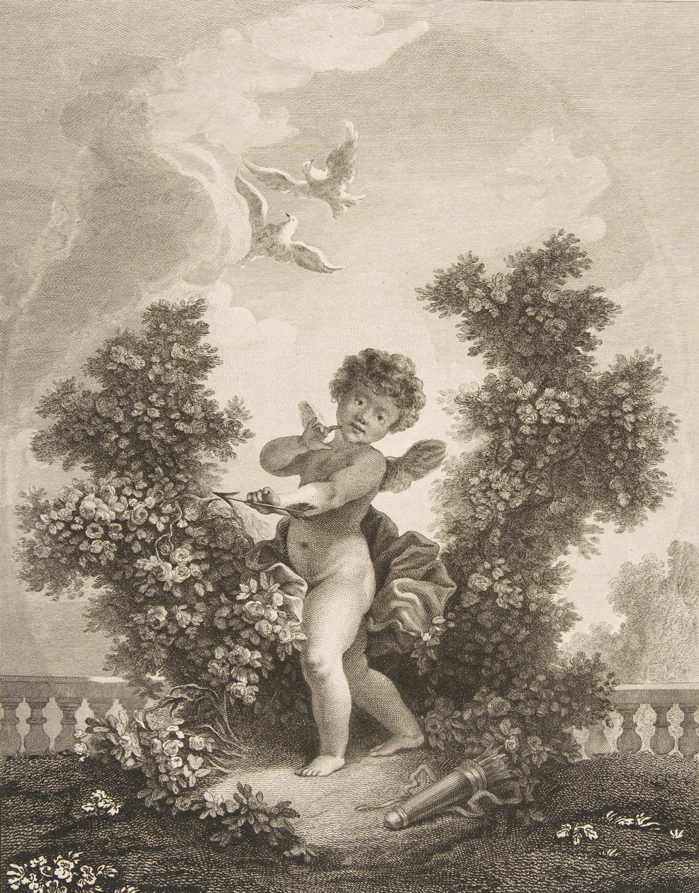 Sentinel Love,.n.d., n.d.. af Simon Charles Miger