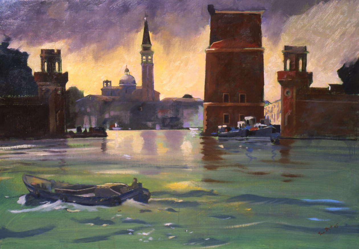 Arsenale, 2005 (akvarel på papir) af Simon Fletcher