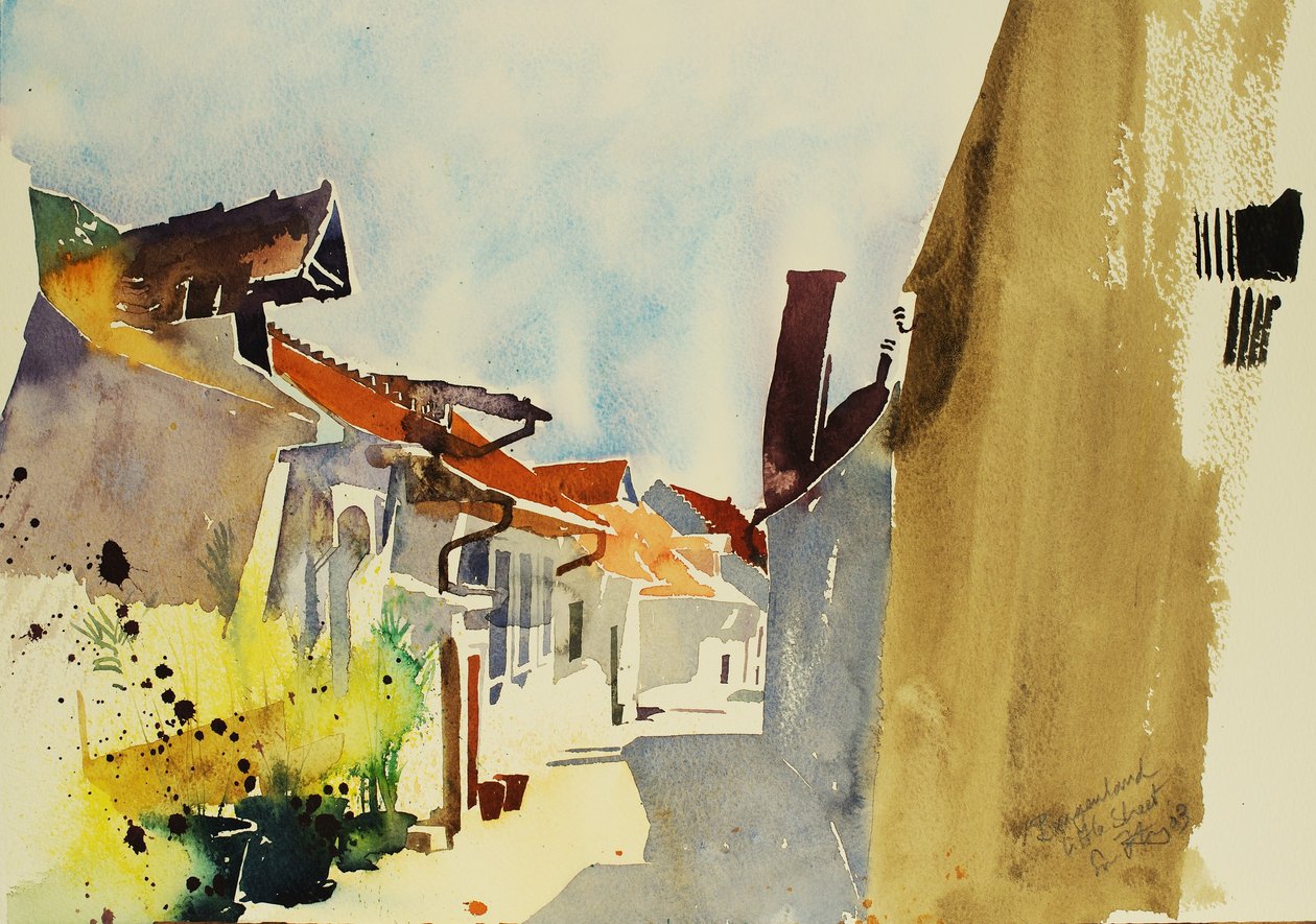 Burgenland, 2003 (akvarel) af Simon Fletcher