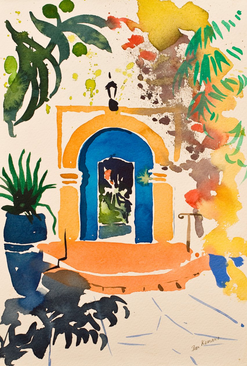 Dar Kenavo, 2016 (akvarel) af Simon Fletcher